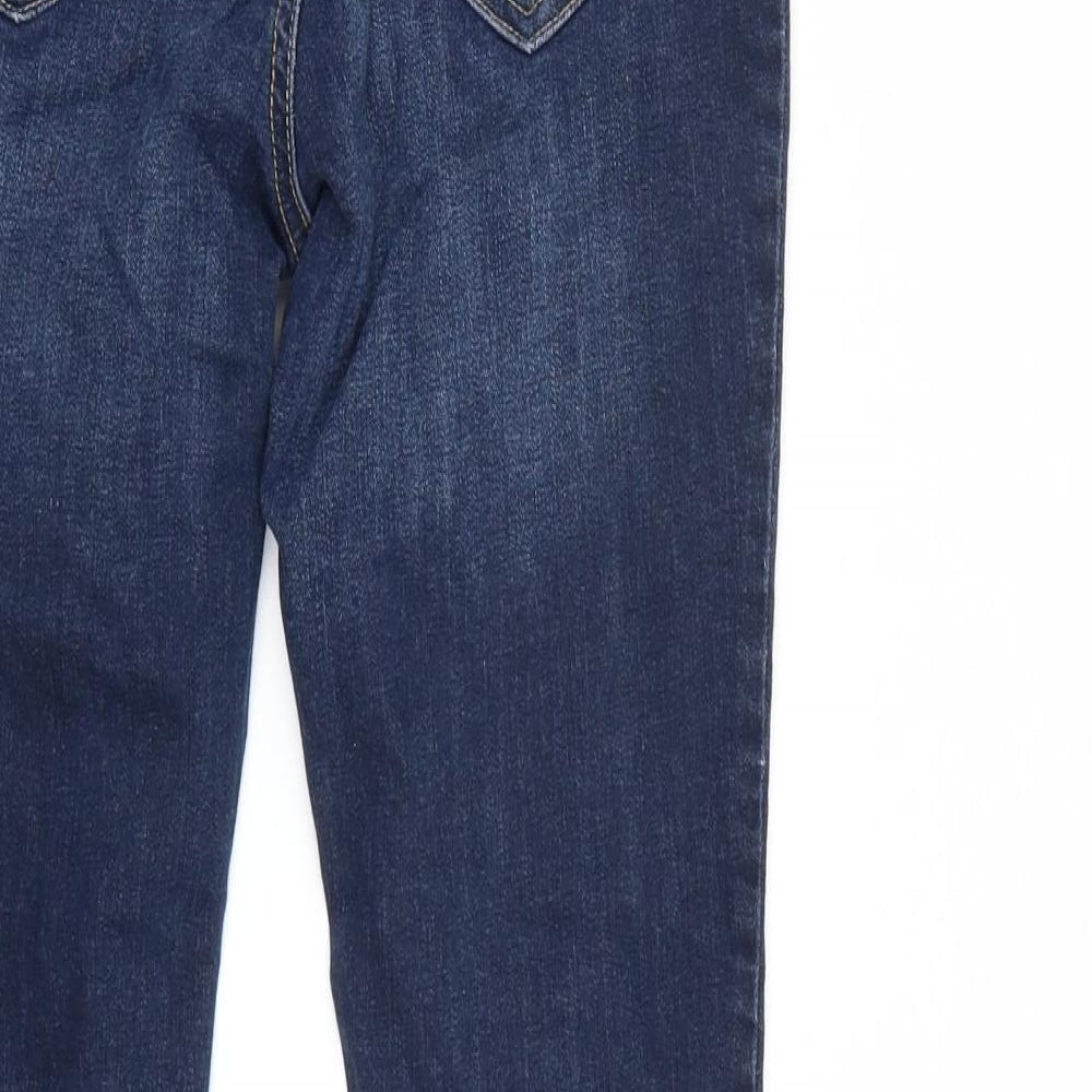 Denim & Co. Womens Blue   Skinny Jeans Size 8 L28 in