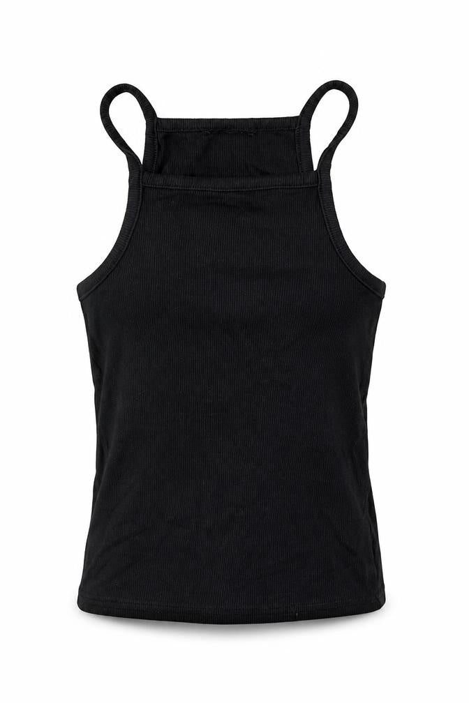 New Look Womens Black   Basic Tank Size 8