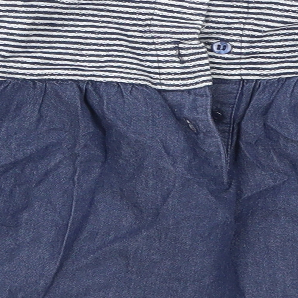NEXT Girls Blue Striped  A-Line  Size 3-6 Months  - Cat