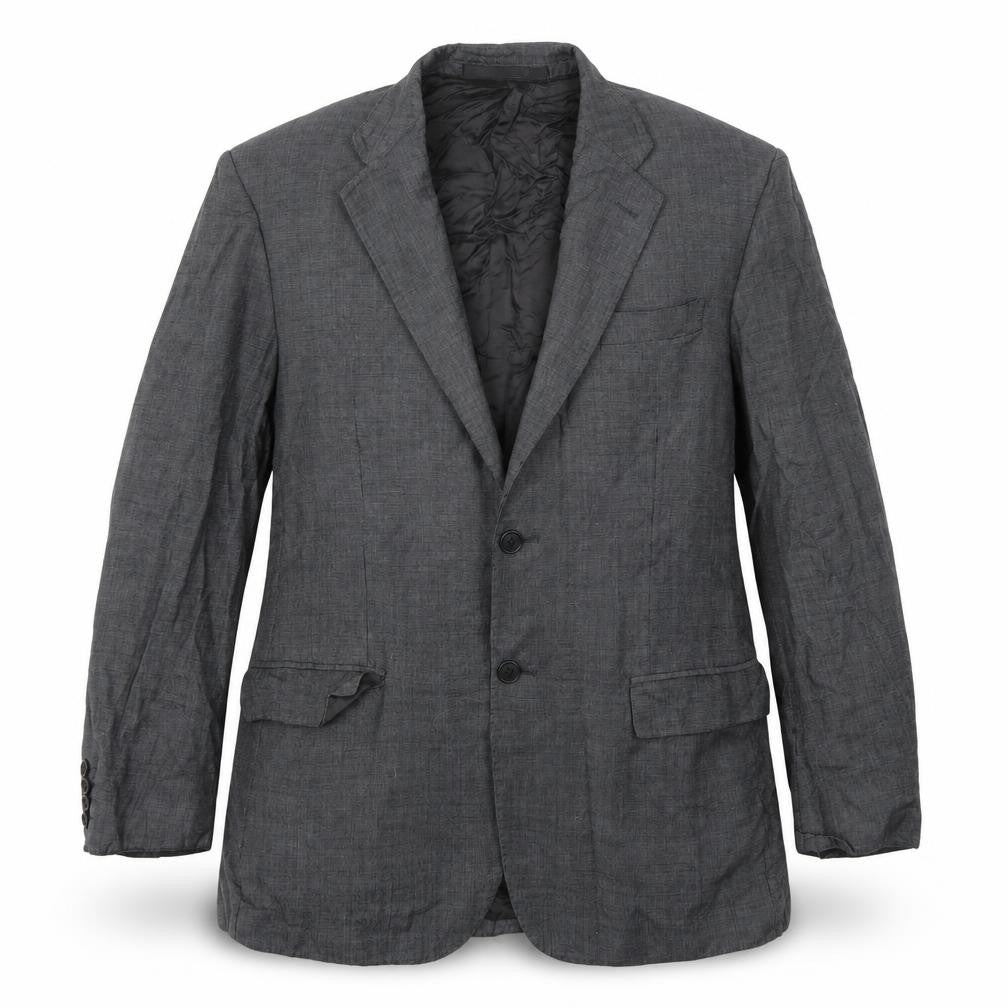 Front view of Marks & Spencer men’s grey jacket suit jacket, size 42