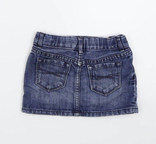 Gap Girls Blue  Denim Straight & Pencil Skirt Size 2 Years