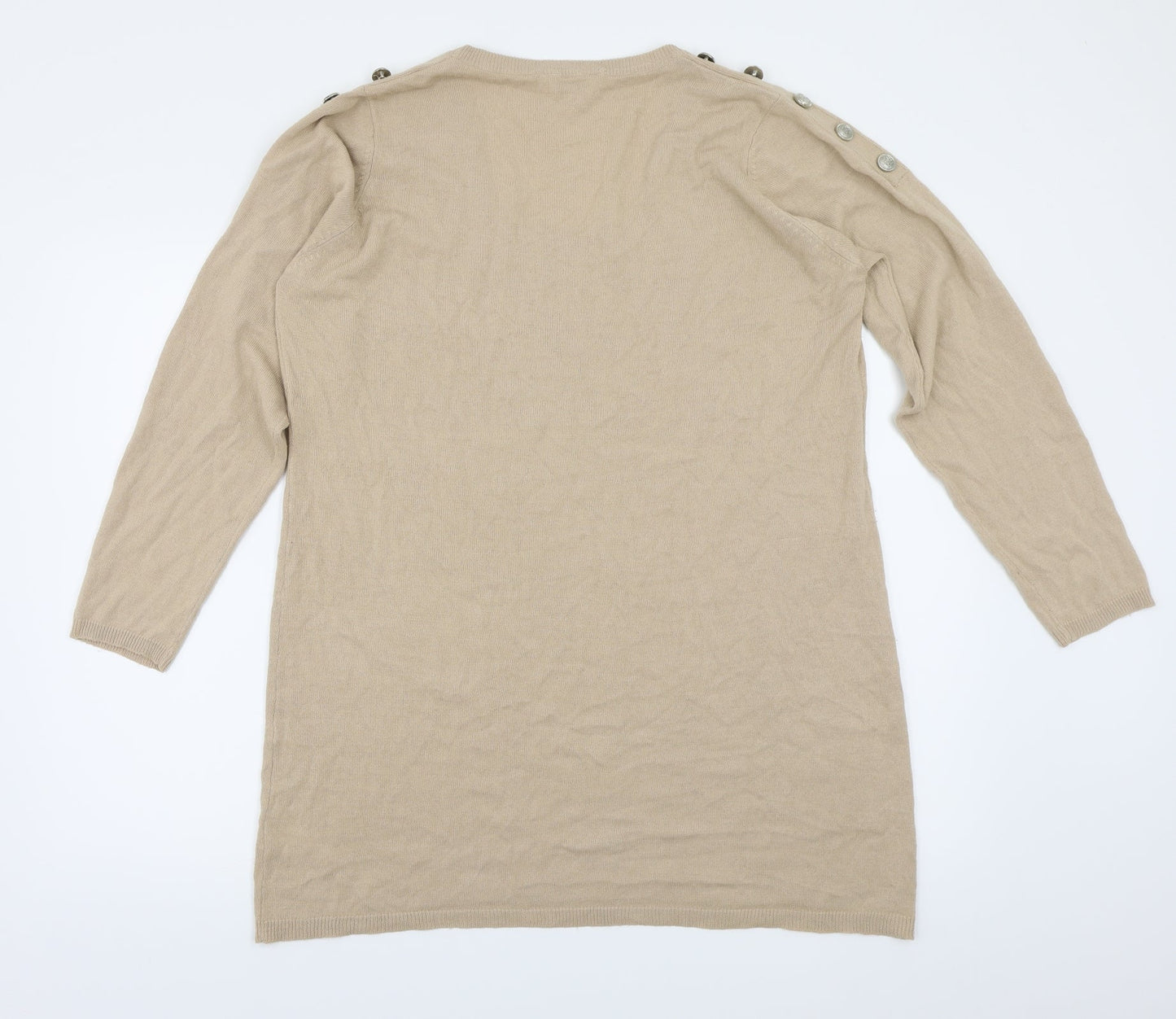 Simply Be Womens Beige  Knit Pullover Jumper Size 18