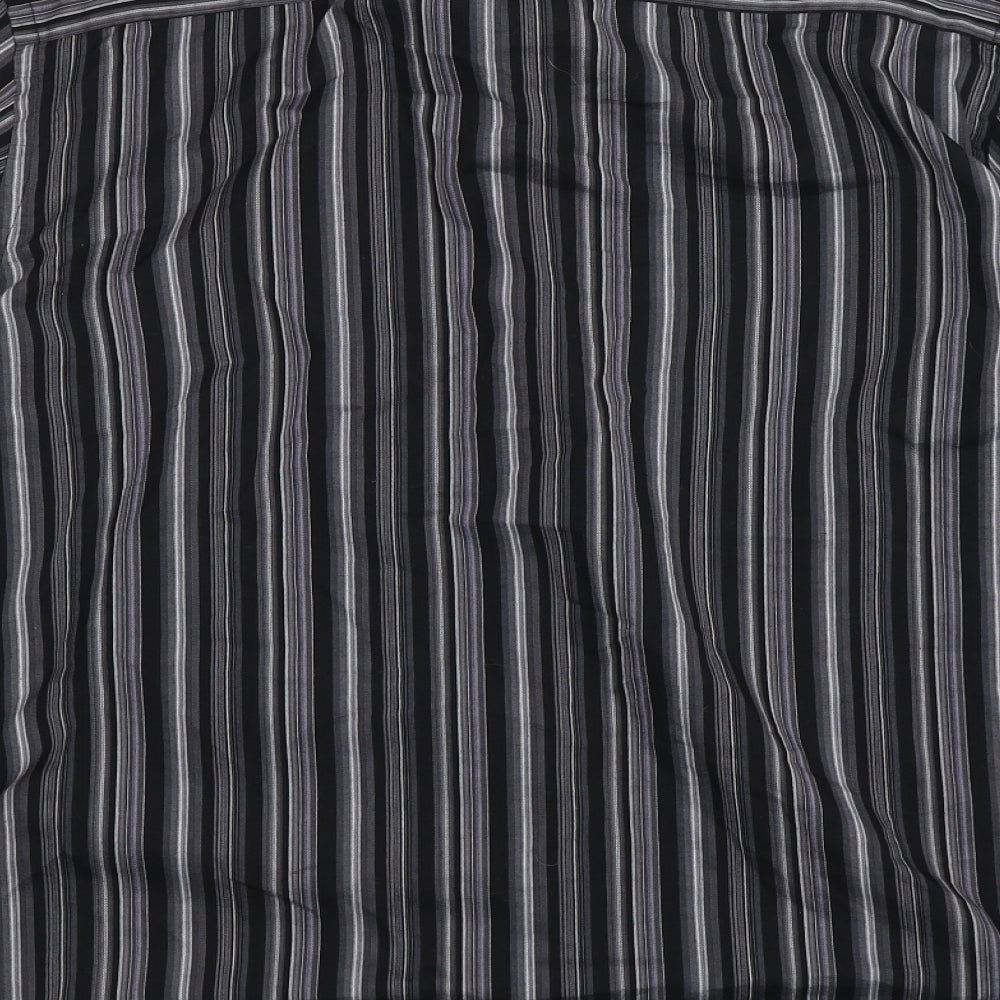 F&F Mens Multicoloured Striped   Button-Up Size L