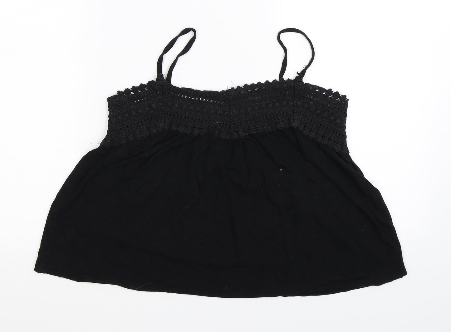 Lefties Womens Black   Cropped Tank Size M