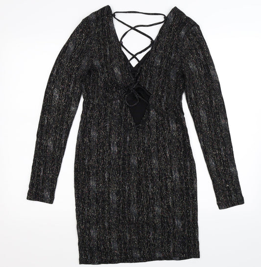 Topshop Womens Black   Bodycon  Size 10