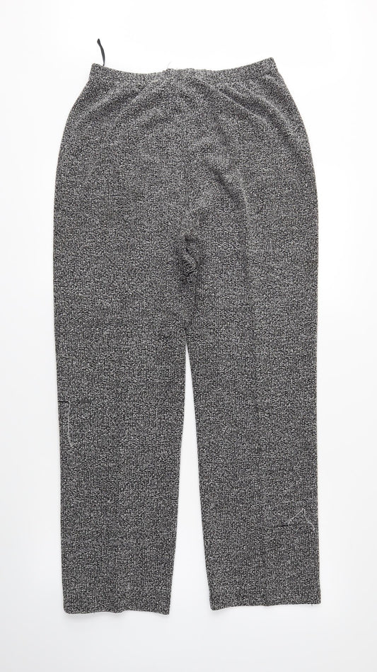 Style Womens Grey   Trousers  Size 16 L30 in