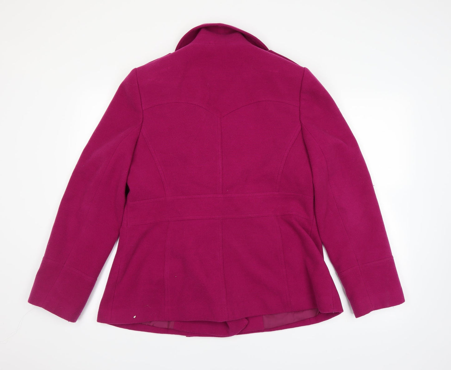 F&F Womens Purple   Overcoat Coat Size 16