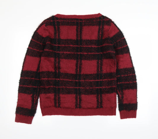 New Look Womens Red   Pullover Jumper Size 12