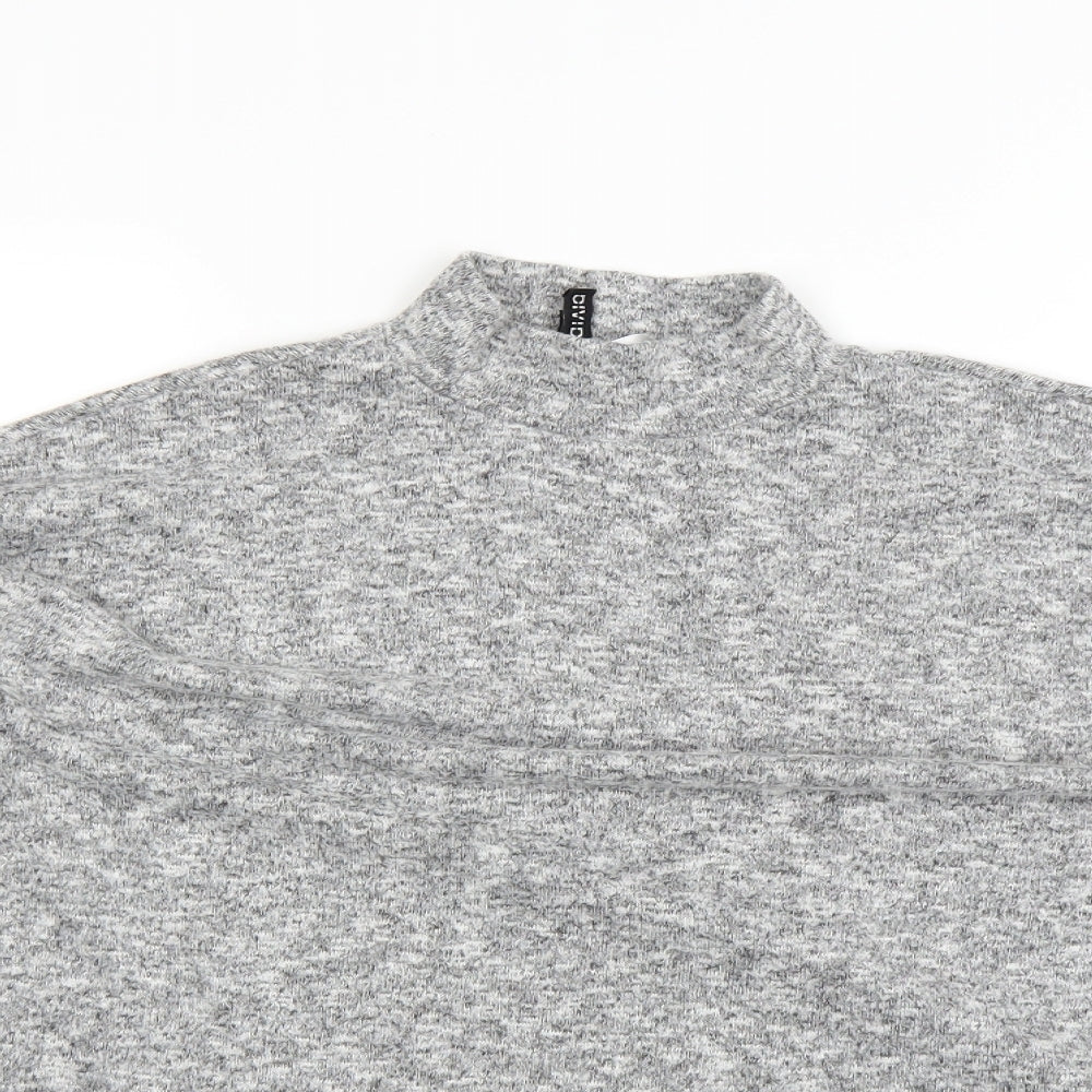 H&M Womens Grey   Basic T-Shirt Size S