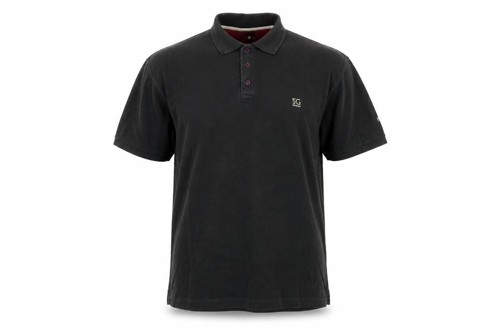 Front view of Five Gold men’s green corduroy polo, size XL
