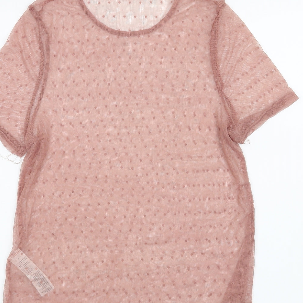 New Look Womens Pink   Basic T-Shirt Size 12