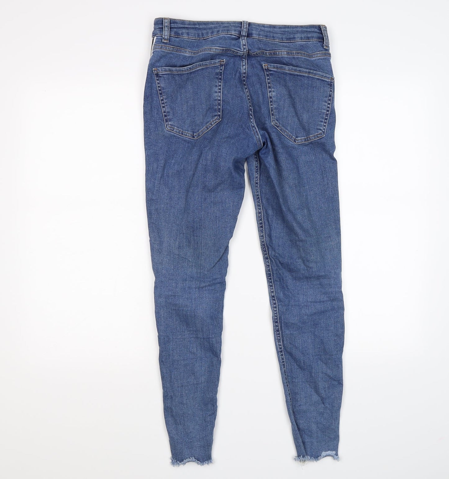denim co Womens Blue  Denim Skinny Jeans Size 8 L26 in - taped seams