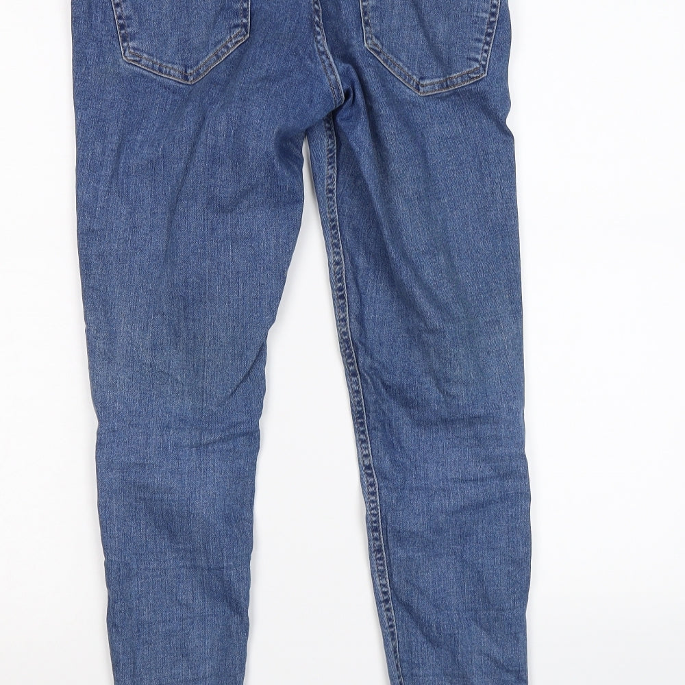 denim co Womens Blue  Denim Skinny Jeans Size 8 L26 in - taped seams