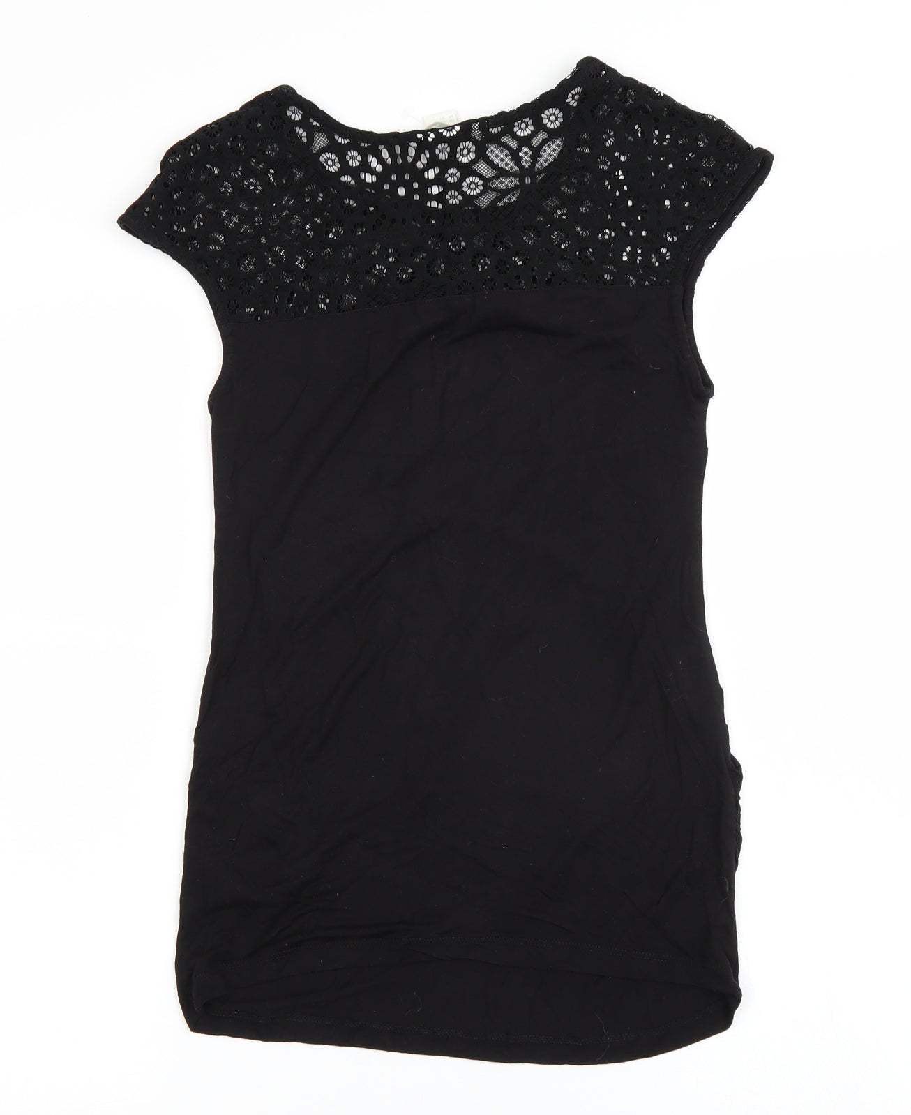 H&M Womens Black   Basic T-Shirt Size S