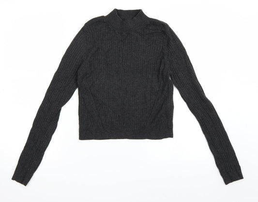 Topshop Womens Grey   Pullover Jumper Size 14