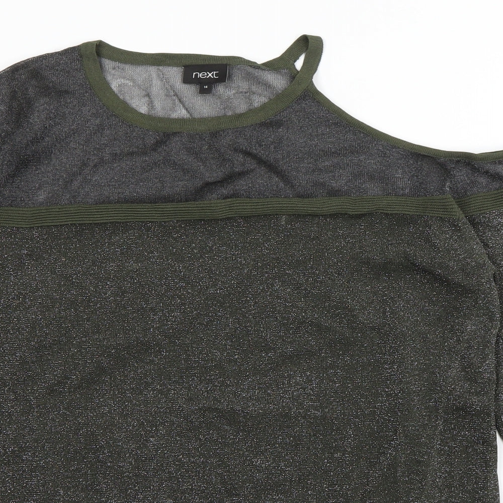 NEXT Womens Green   Pullover Jumper Size 14