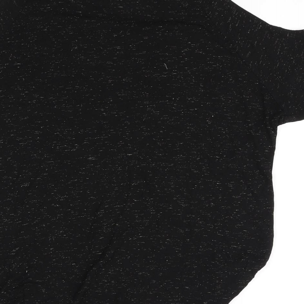 New Look Womens Black   Basic T-Shirt Size 12  - no shoulders