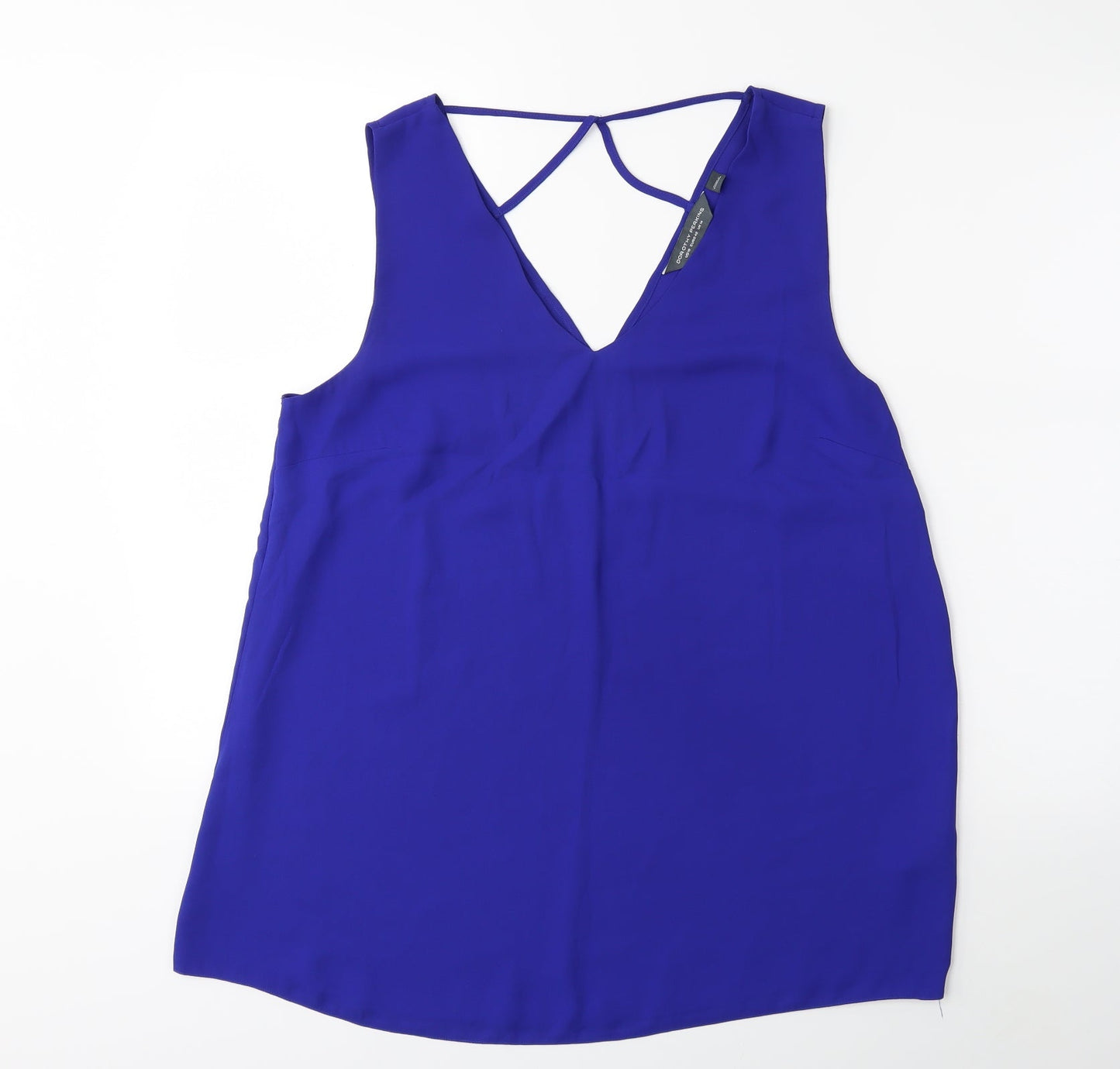 Dorothy Perkins Womens Blue   Basic Tank Size 14