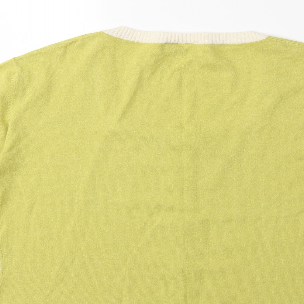 Alex & Co Womens Green  Knit Pullover Jumper Size 20
