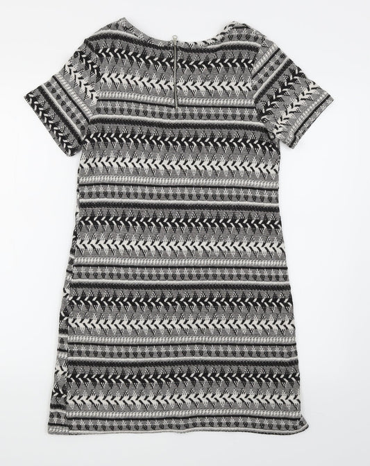 Atmosphere Womens Black Striped  Bodycon  Size 10