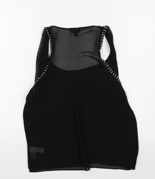 Topshop Womens Black   Basic T-Shirt Size 12