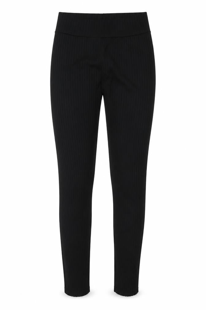 PLT Womens Black Striped  Capri Leggings Size 10 L27 in