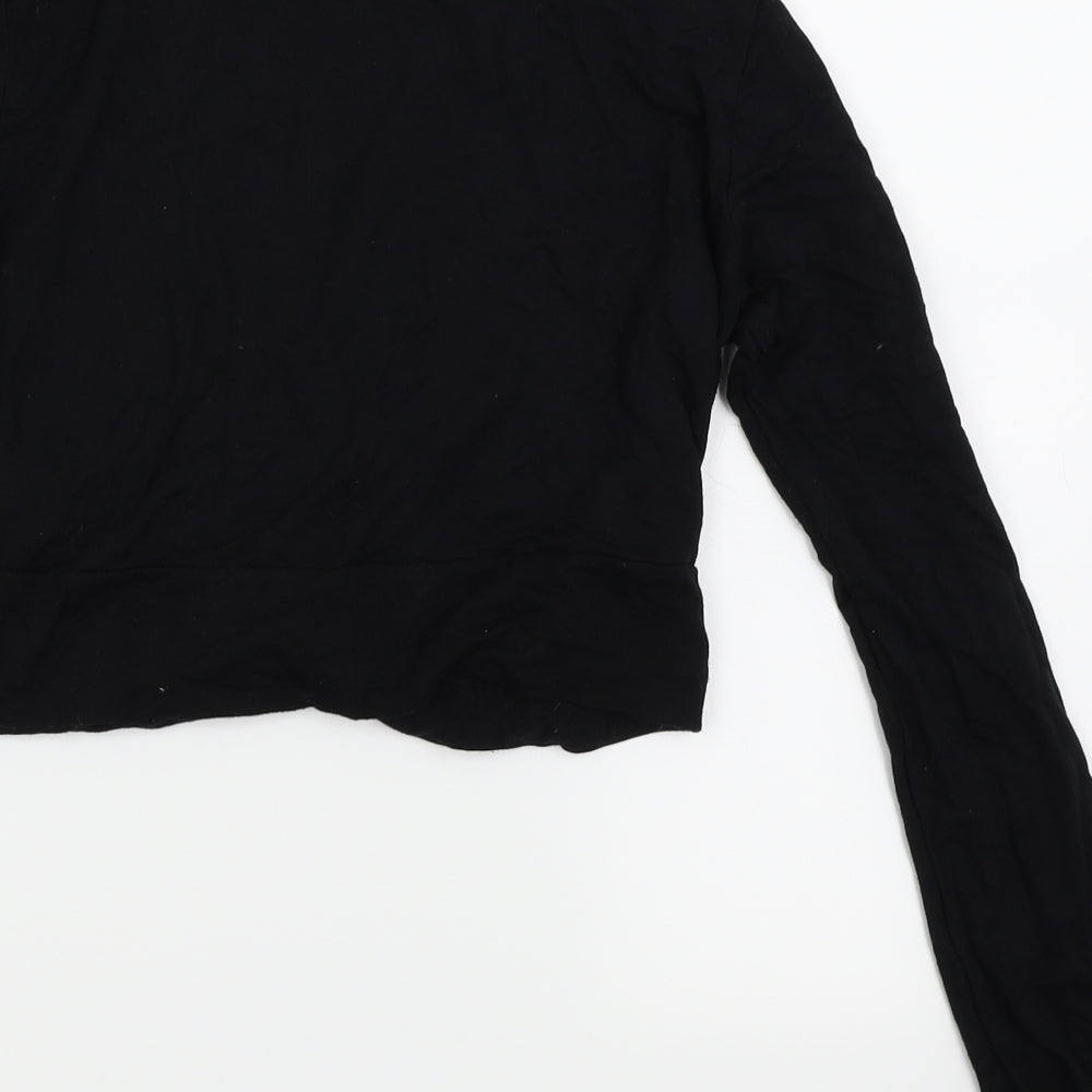 Topshop Womens Black   Basic T-Shirt Size 14