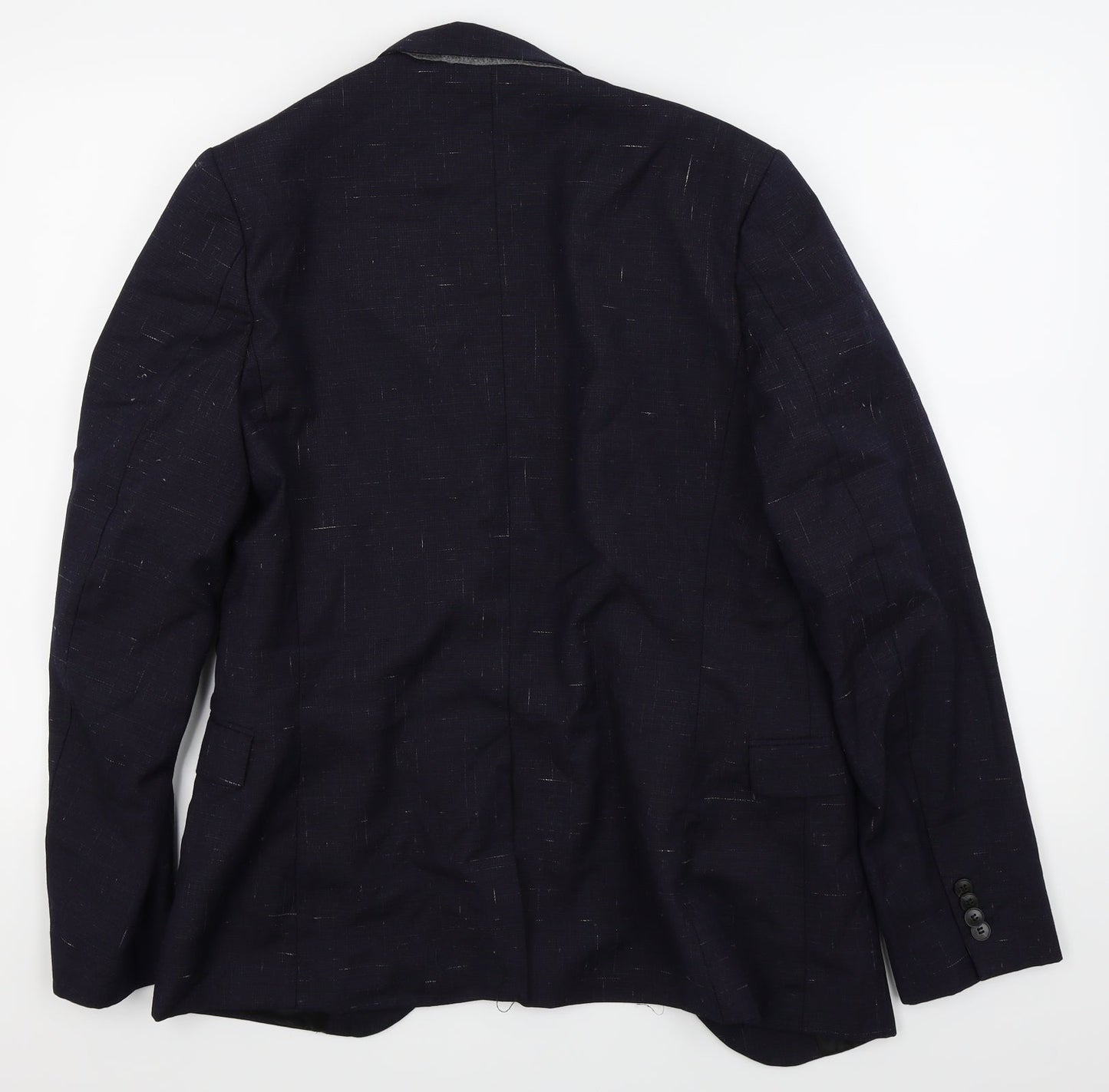 H&M Mens Blue   Jacket Suit Jacket Size 38