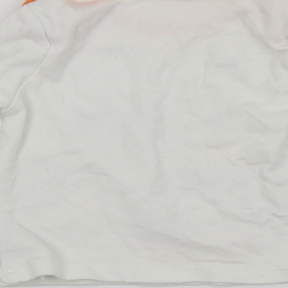 Nutmeg Boys Silver Animal Print  Basic Polo Size 12-18 Months
