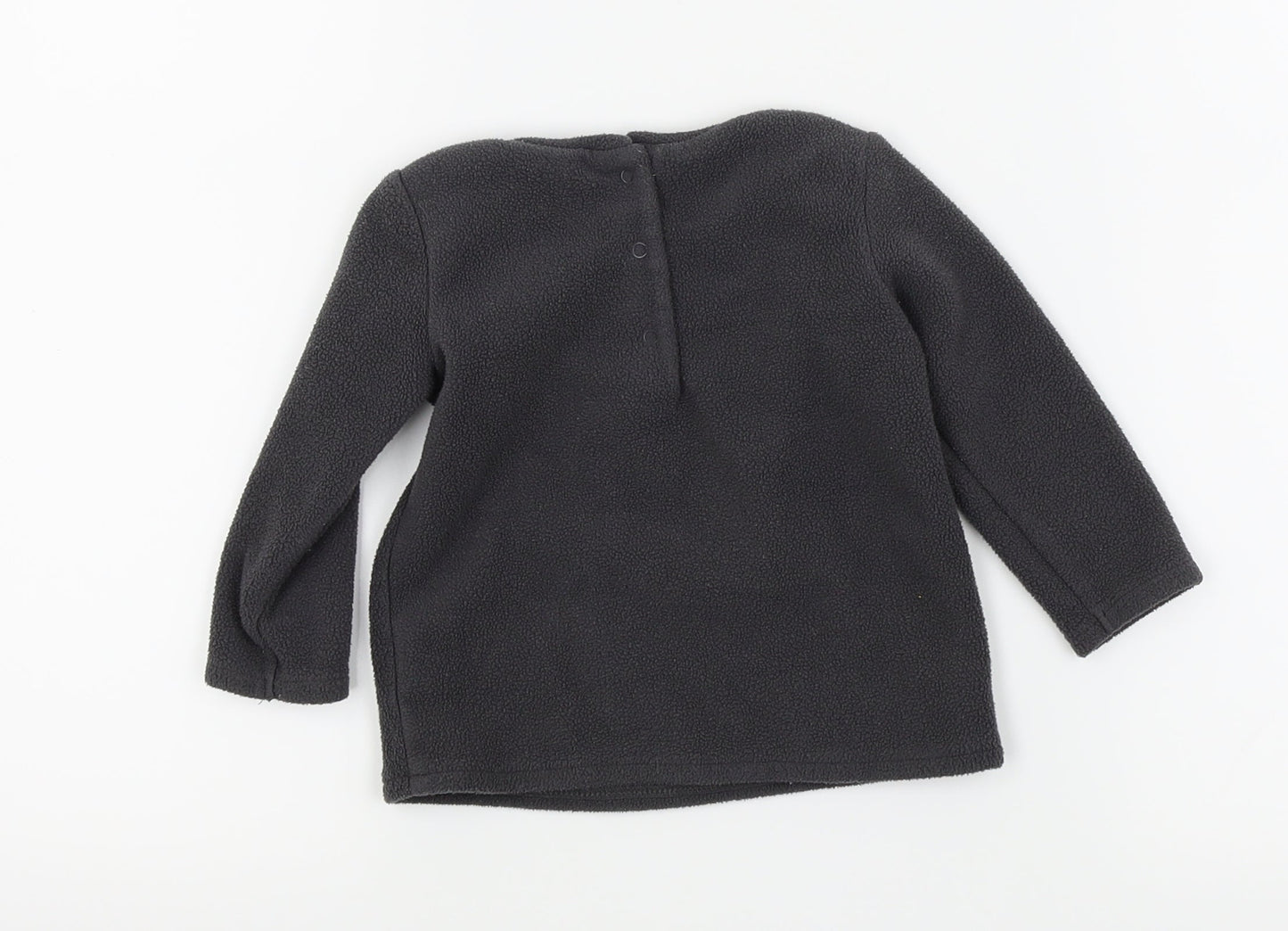 NEXT Boys Grey Solid  Babydoll Pyjama Top Size 9-12 Months