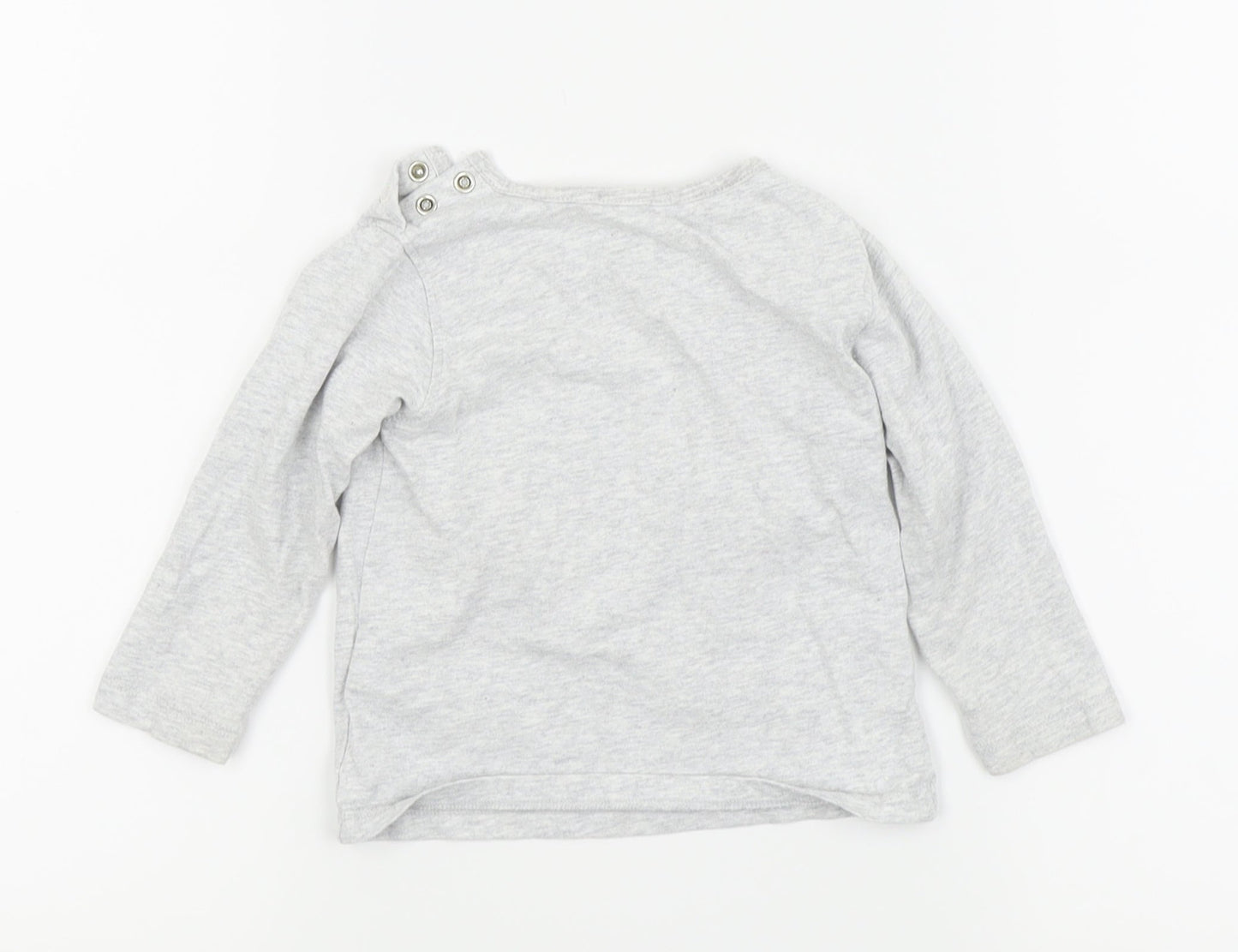 NEXT Boys Grey   Basic T-Shirt Size 12-18 Months