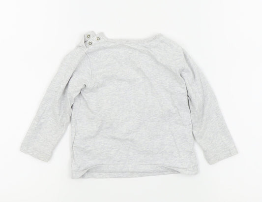 NEXT Boys Grey   Basic T-Shirt Size 12-18 Months