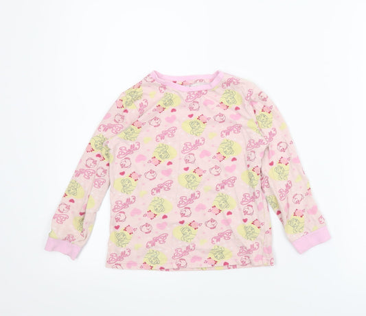 George Girls Pink Animal Print  Top Pyjama Top Size 5-6 Years