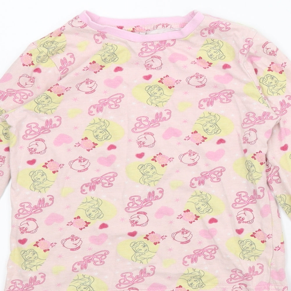George Girls Pink Animal Print  Top Pyjama Top Size 5-6 Years