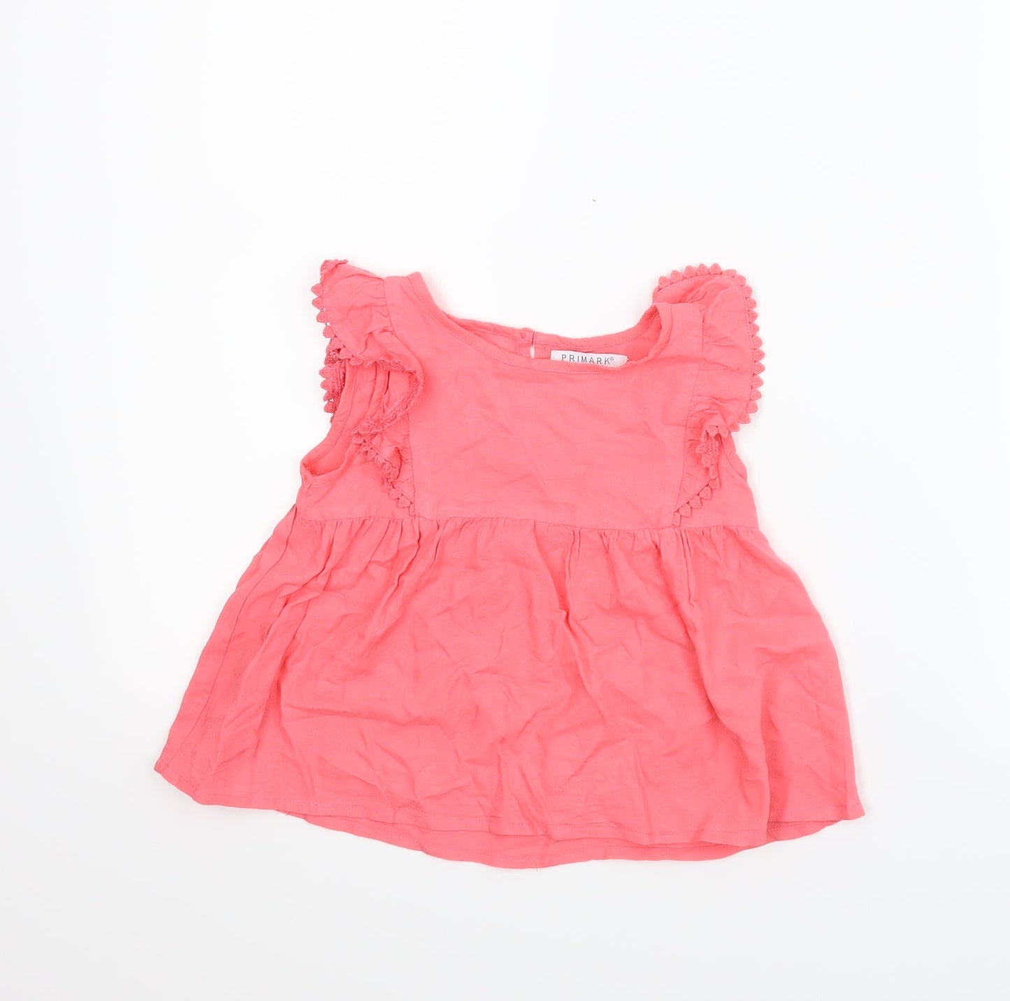 Primark Girls Pink   Basic Blouse Size 5-6 Years
