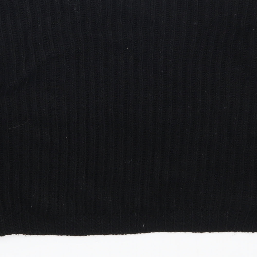 Boohoo Womens Black   Pullover Jumper Size S