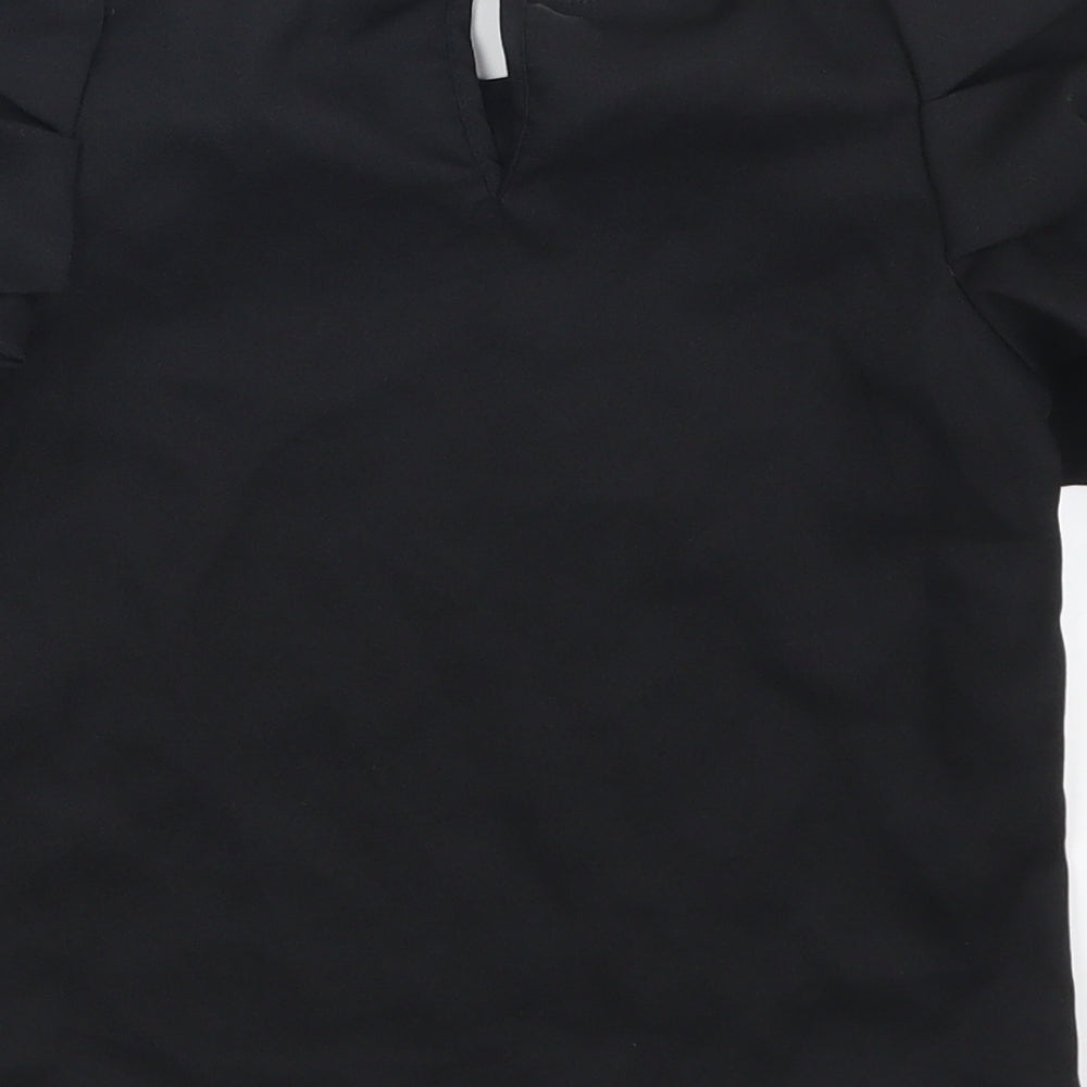 SheIn Girls Black   Basic T-Shirt Size 8 Years