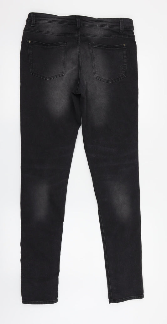 Denim & Co. Womens Black   Skinny Jeans Size 12
