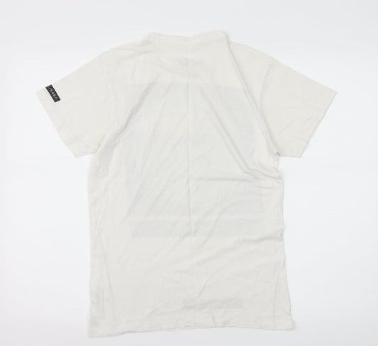 Cedar Wood State Mens White  Jersey  T-Shirt Size XS  - NYC Alaska