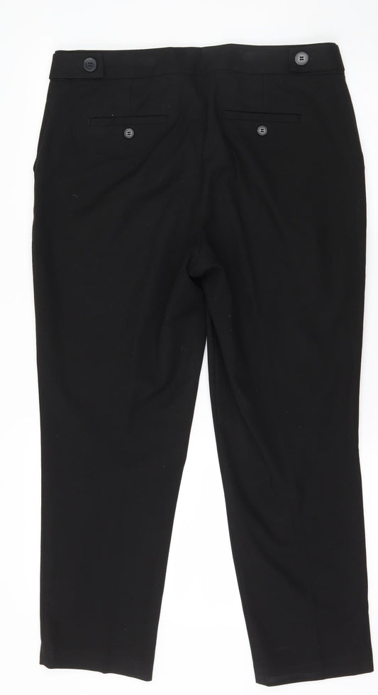 Preworn Womens Black   Trousers  Size 36 in L27 in