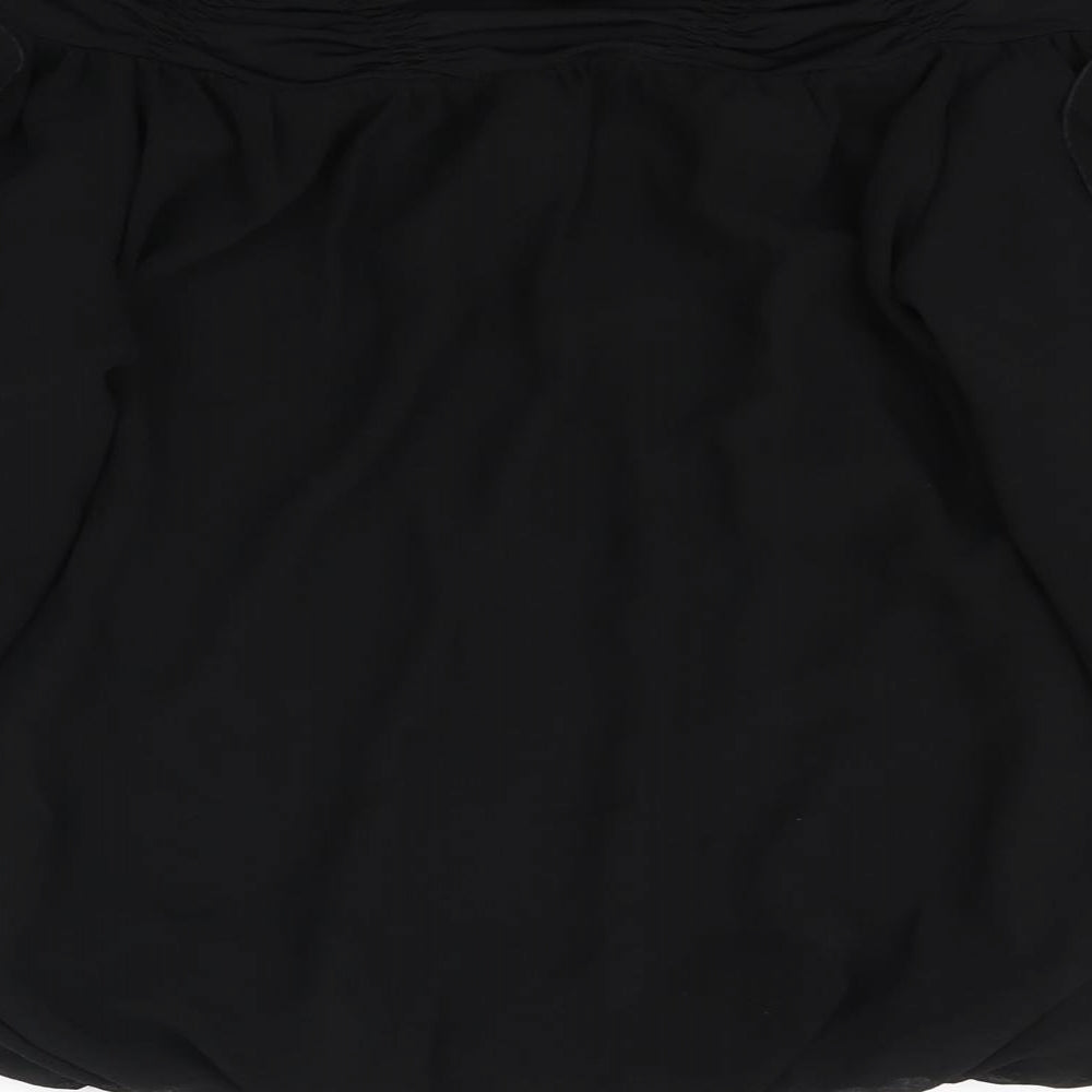 Annabelle Womens Black   Basic Blouse Size 10