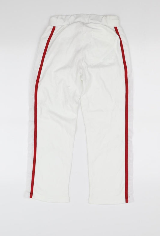 IMANI Boys White   Jogger Trousers Size S