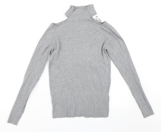 New Look Womens Grey   Pullover Jumper Size 12