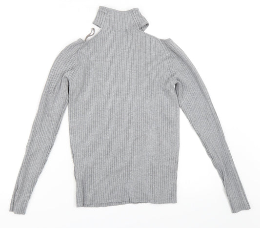 New Look Womens Grey   Pullover Jumper Size 12