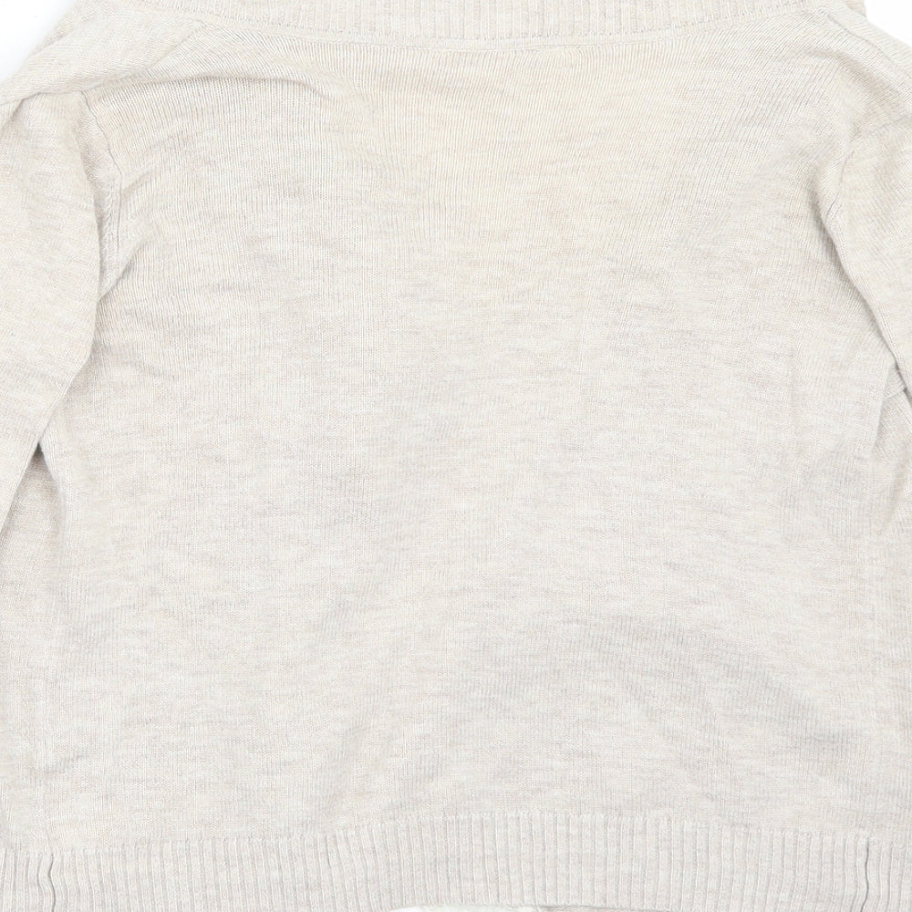 love me forever Girls Beige  Rayon Cardigan Jumper Size 6-7 Years