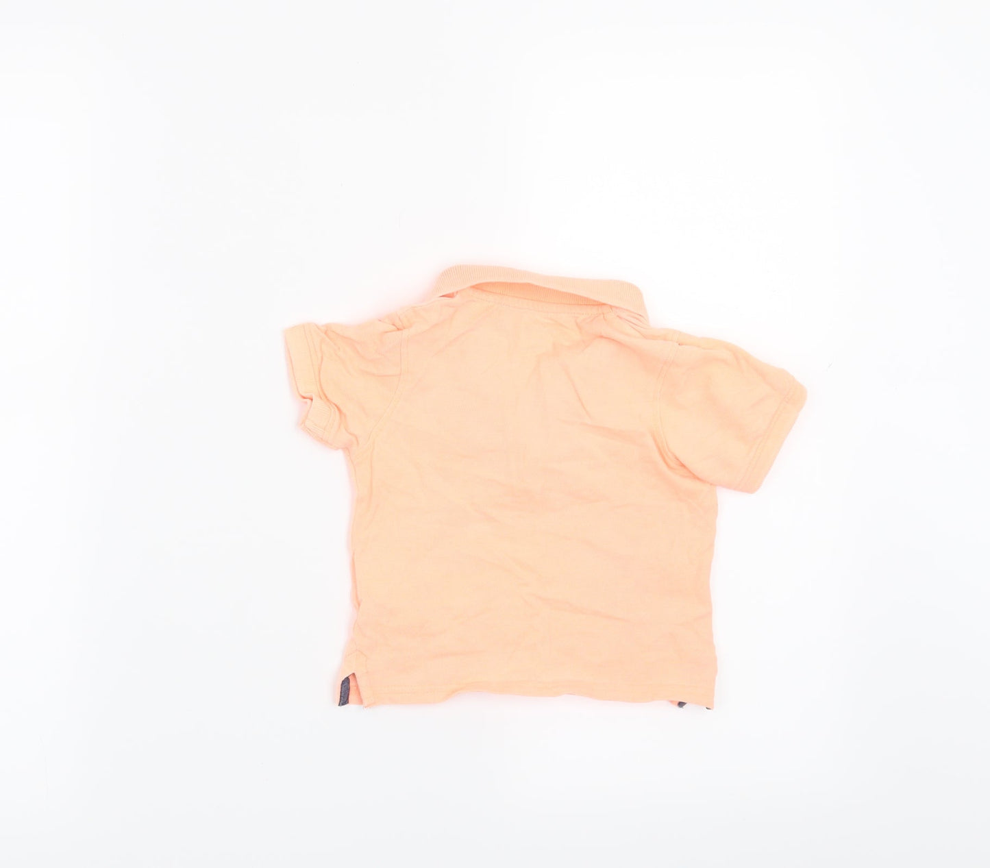 Primark Boys Orange   Basic Polo Size 6-9 Months