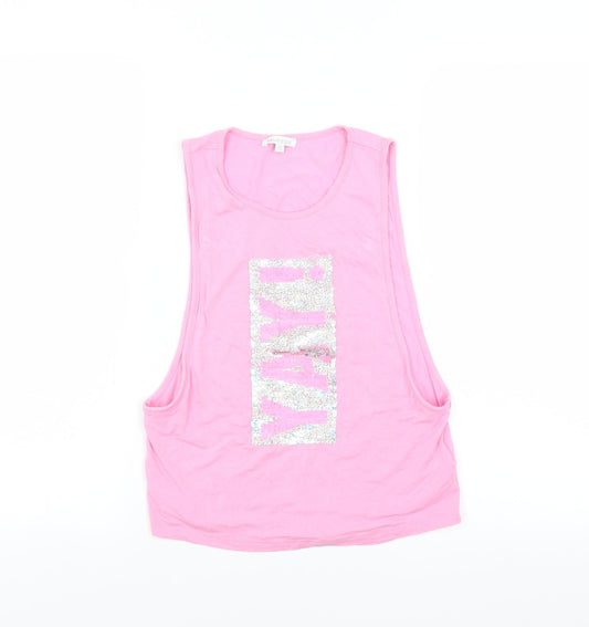 BlueZoo Girls Pink   Basic Tank Size 7-8 Years  - yay!