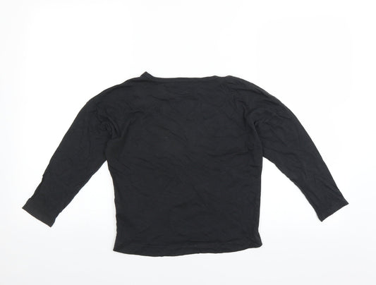 NEXT Girls Black   Basic T-Shirt Size 8 Years  - YEAH RIGHT