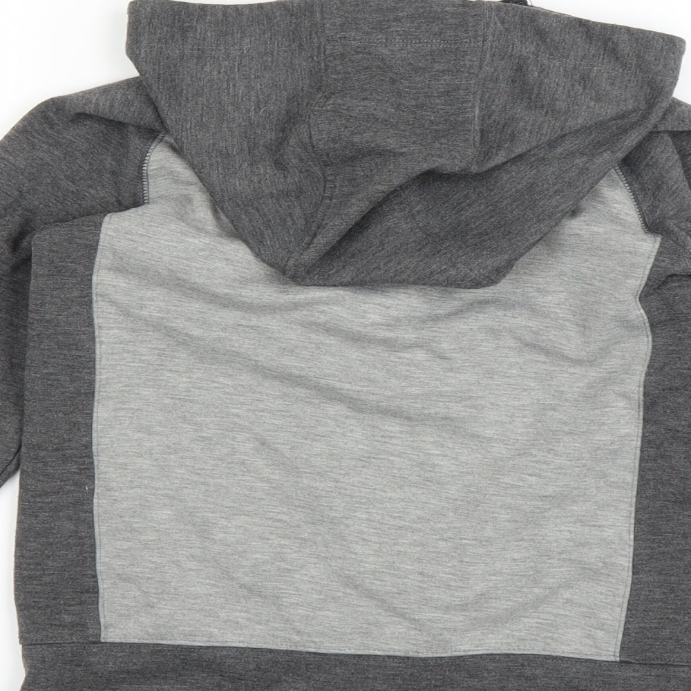 Matalan Boys Grey   Full Zip Hoodie Size 7 Years