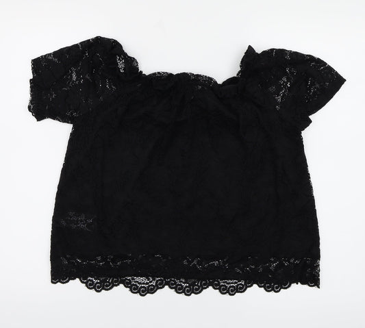New Look Womens Black   Basic Blouse Size 10